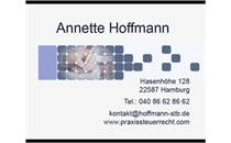 Logo von Hoffmann Annette Steuerberaterin