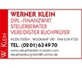 Logo von Klein Werner Dipl.Finanzwirt